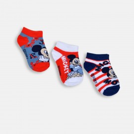 Calcetines	 Pack 3 calcetines tobilleros Mickey