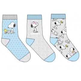 Pack 3 calcetines infantil "Snoopy" de Sun City