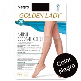 Calcetines	 Pack de 2 mini medias 20 Den. Golde Lady