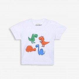 camisetas y polos	 Camiseta bebé manga corta "Animales" Losan