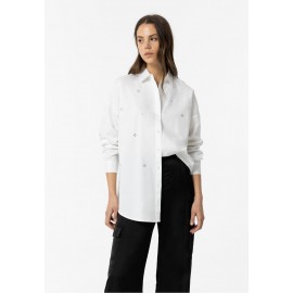 Blusas y Camisas	 Blusa M/L con pedrería para mujer Tiffosi