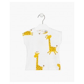 Camiseta "Jirafas" M/C para bebé de Losan