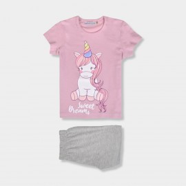Pijamas y Batas	 Pijama unicornio "Sweet dreams" para niña