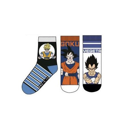 Pack 3 calcetines niño Dragon-Ball Sun City