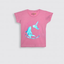 Camiseta niña m/c "Unicornio" Losan
