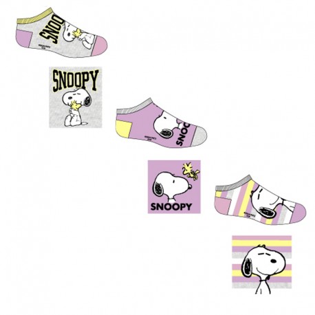 Calcetines	 Pack de 3 calcetines "Snoopy" de Sun City