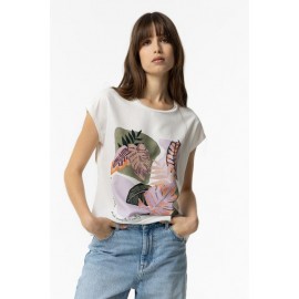 Camiseta con serigrafía para mujer de Tiffosi