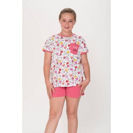 Pijama de verano "Piruletas" para niña