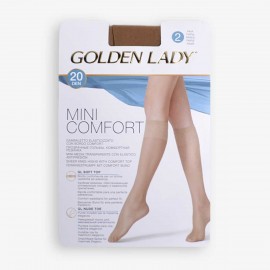 Pantys	 Pack de 2 mini medias con elástico antipresión de Golden Lady