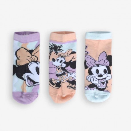 Pack de 3 calcetines de "Minnie" Inf. Niña