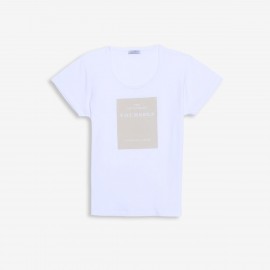 Camisetas y Polos	 Camiseta M/C con serigrafía para mujer