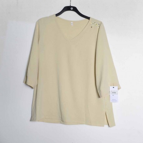 Mujer	 BLUSA MUJER TACHUELAS T: M-XXL