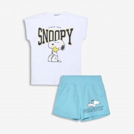 Conjunto M/C para niña "Snoopy" 