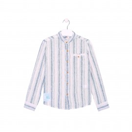 Camisa rayas de lino para niño de Losan