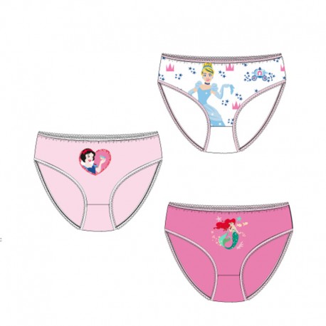 Pack 3 bragas Inf Niña de Princesas Disney