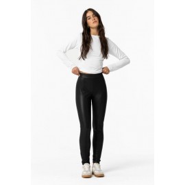 Pantalones, Vaqueros y Leggins	 Leggin tiro alto polipiel mujer de Tiffosi