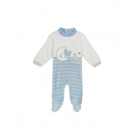 Bebé Niño	 Pijama pelele "luna" para bebe´