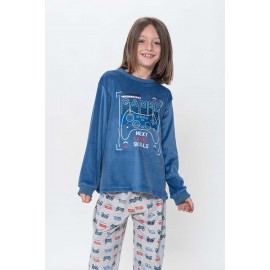 Pijamas	 Pijama tundosado "Game" para niño