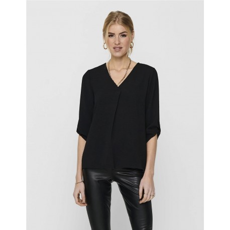 Mujer	 Blusa cuello pico mujer de Only