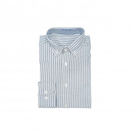 Camisa M/L rayas para hombre