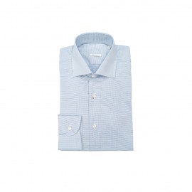 Camisa M/L con cuello italiano para hombre