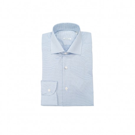 Camisa M/L con cuello italiano para hombre