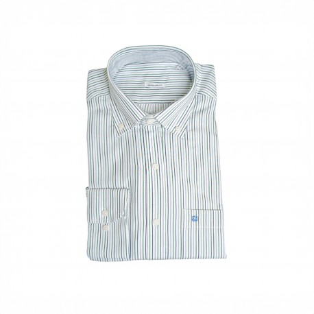 Camisa M/L rayas para hombre