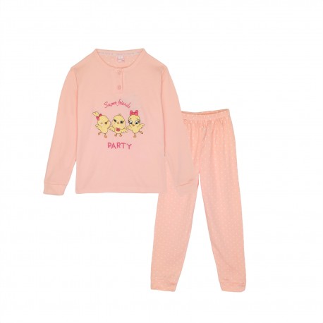 Pijama "pollitos" para niña