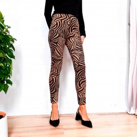 Pantalones, Vaqueros y Leggins	 Pantalón mujer animal print