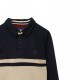 Polo bicolor para hombre 