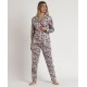 Pijama mujer flores