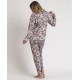 Pijama mujer flores