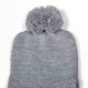 Conjunto gorro+cuello bebé pompom Mafram