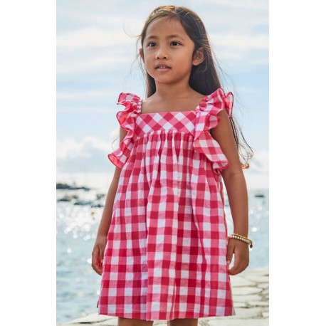 Vestido infantil vichy Mayoral