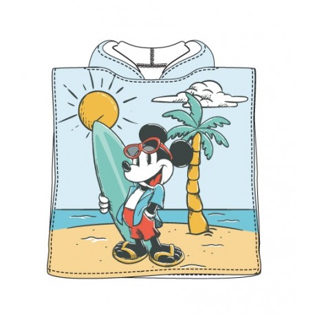 Poncho playa Mickey