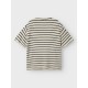 Camiseta niña de punto con rayas