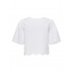 Blusa perforada lazos JDY