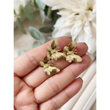 Broche "Mariposas" mantón