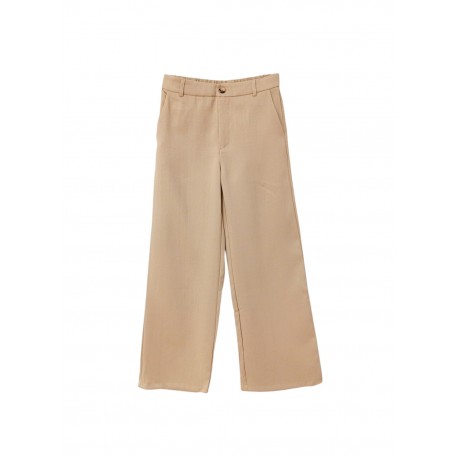 Pantalon liso bolsillos