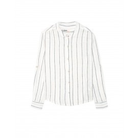 Camisa rayas cuello mao Losan