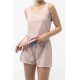 Pijama mujer tirantes algodón flores
