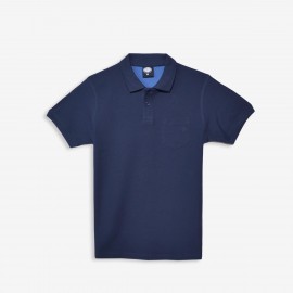 Polo básico de manga corta para hombre