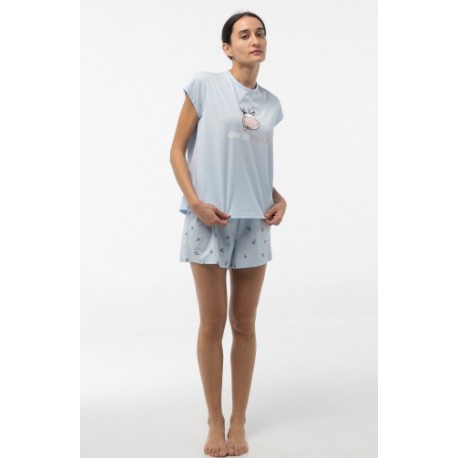 Pijama manga corta "Vaca"