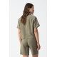 Blusa con pespunte mujer "Tiffosi"