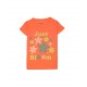 Camiseta niña manga corta flores Losan