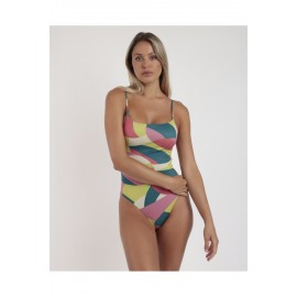 Bañador multicolor brillos