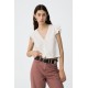 Blusa corta volante Tiffosi