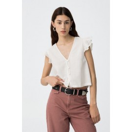 Blusa corta volante Tiffosi