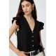 Blusa corta volante Tiffosi
