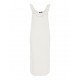 Vestido midi volantes Pieces
